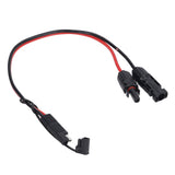 Solar Panel Connector Cable 12AWG PVC Copper Solar Panel to SAE Adapter for Motorbike Cars