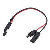 Solar Panel Connector Cable 12AWG PVC Copper Solar Panel to SAE Adapter for Motorbike Cars