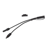 10AWG Solar Panel to SAE Adapter Cable SAE Solar Extension Cable for Automobiles Motorcycles 0.35m Black