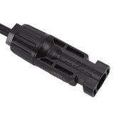 10AWG Solar Panel to SAE Adapter Cable SAE Solar Extension Cable for Automobiles Motorcycles 0.35m Black