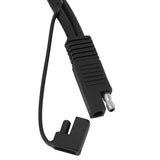 10AWG Solar Panel to SAE Adapter Cable SAE Solar Extension Cable for Automobiles Motorcycles 0.35m Black - Extra Image