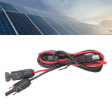 Solar Panel Connector Adapter Female to Male 2 Cores DC7.9mm Copper PVC 16AWG DC 8.0 Extension Cord