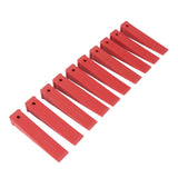 10 Pcs Door Stoppers Lightweight Compact Reusable Leveling Pad Door Window Installation Wedge - Front View