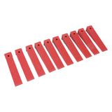 10 Pcs Door Stoppers Lightweight Compact Reusable Leveling Pad Door Window Installation Wedge - Side View