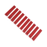 10 Pcs Door Stoppers Lightweight Compact Reusable Leveling Pad Door Window Installation Wedge - Rear View