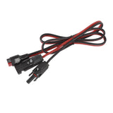 Solar to 30A Copper Mobile Energy Storage Battery Adapter Cable Charging Connector Cable for Anderson 30A 12AWG 1.0m