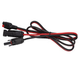 Solar to 30A Copper Mobile Energy Storage Battery Adapter Cable Charging Connector Cable for Anderson 30A 12AWG 1.0m