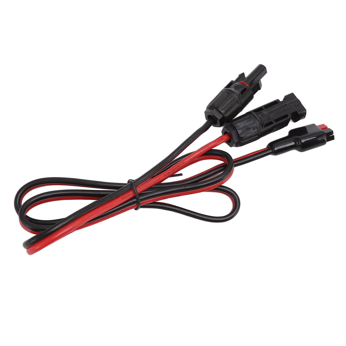 Solar to 30A Copper Mobile Energy Storage Battery Adapter Cable Charging Connector Cable for Anderson 30A 12AWG 1.0m