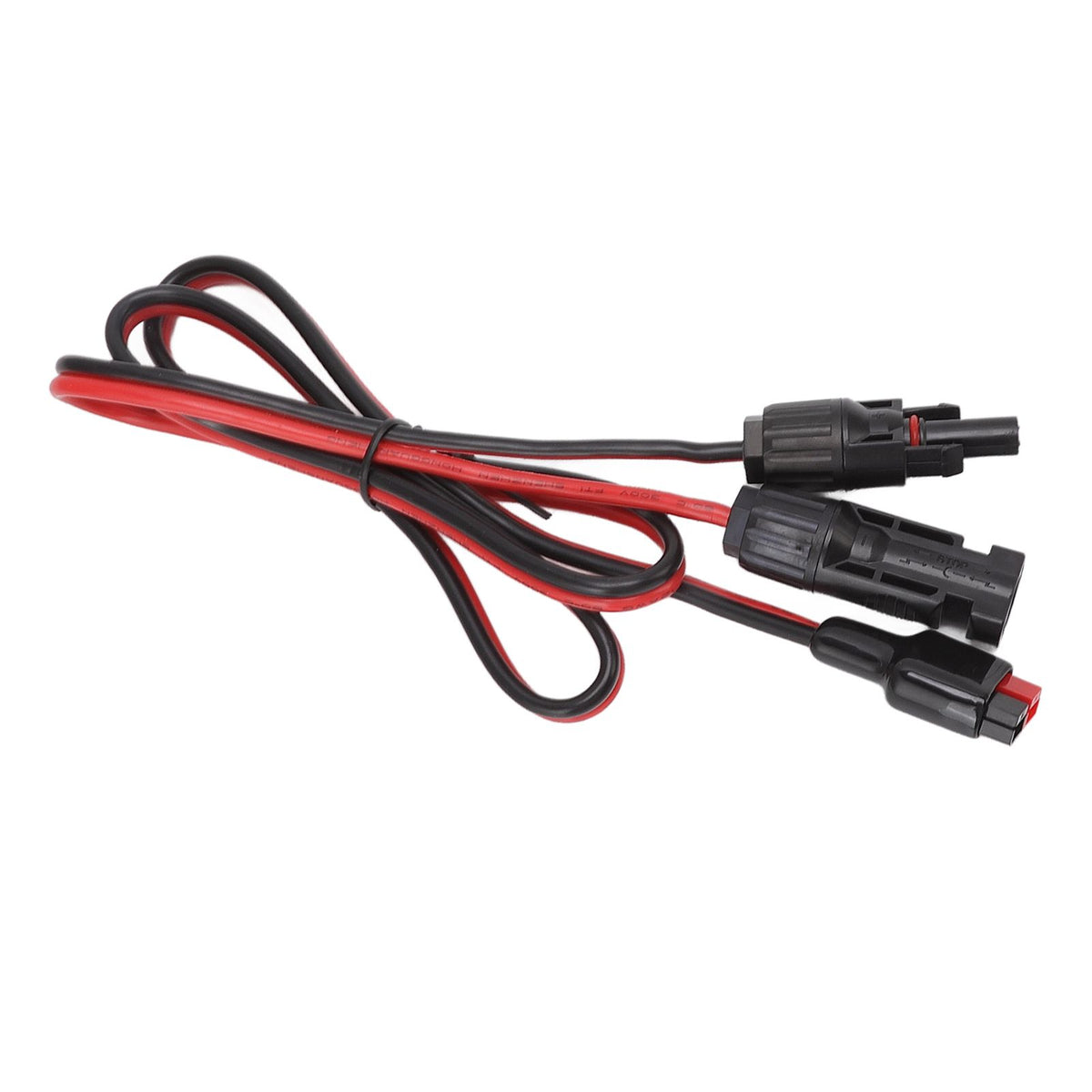Solar to 30A Copper Mobile Energy Storage Battery Adapter Cable Charging Connector Cable for Anderson 30A 12AWG 1.0m