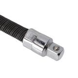 Wrench Extension Rod Bendable Universal Flexible Shaft Sleeve Extension Bar for Factory Workshop Black 3/8
