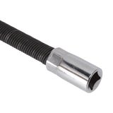 Wrench Extension Rod Bendable Universal Flexible Shaft Sleeve Extension Bar for Factory Workshop Black 3/8 - Extra Image