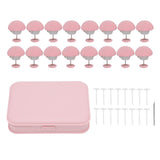 16PCS Bed Duvet Sheet Fixing Clip Mushroom Shaped Cloth Needle Plastic Quilt Fixator for Home Cushion Pink