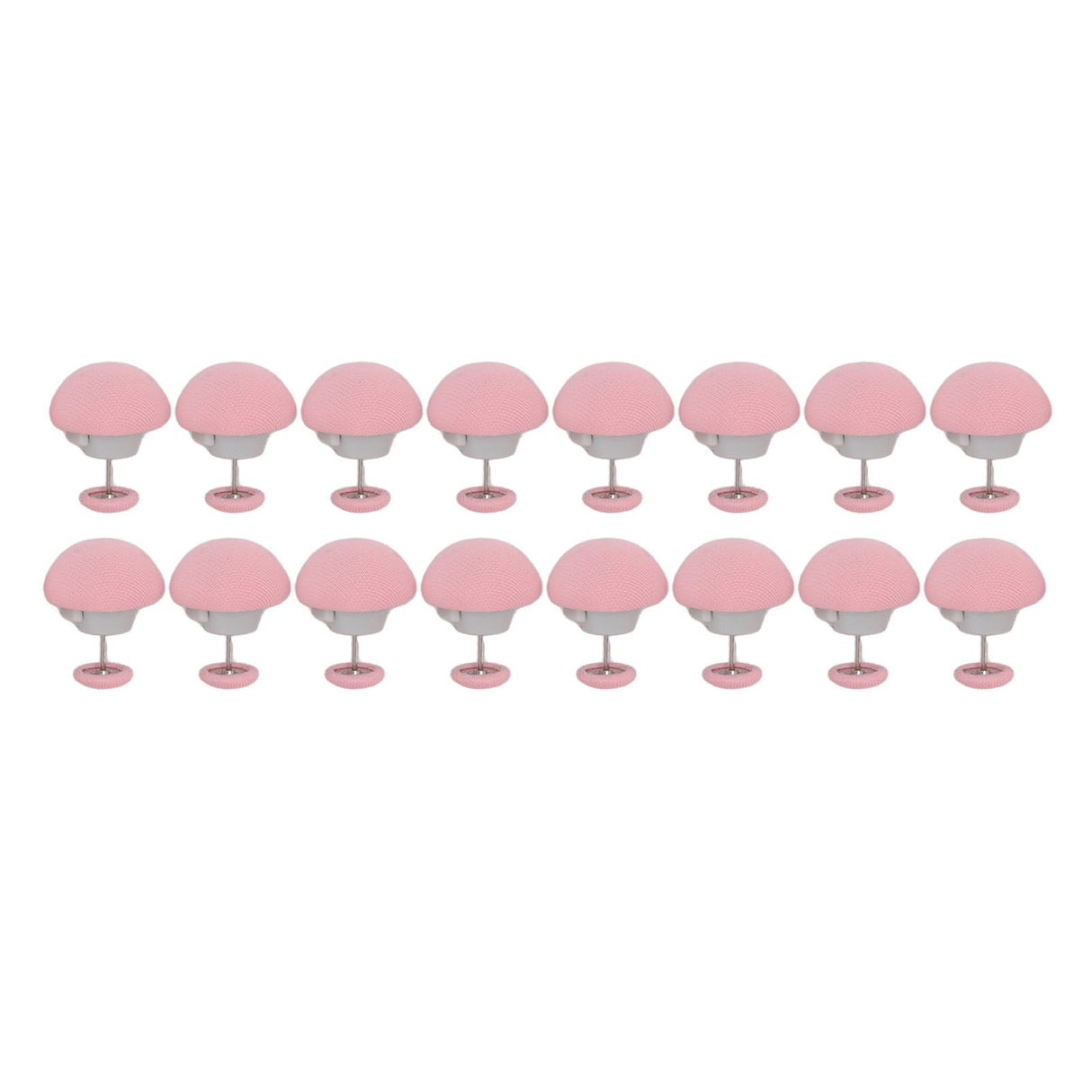 16PCS Bed Duvet Sheet Fixing Clip Mushroom Shaped Cloth Needle Plastic Quilt Fixator for Home Cushion Pink