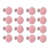 16PCS Bed Duvet Sheet Fixing Clip Mushroom Shaped Cloth Needle Plastic Quilt Fixator for Home Cushion Pink - Close-Up Angle