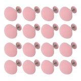 16PCS Bed Duvet Sheet Fixing Clip Mushroom Shaped Cloth Needle Plastic Quilt Fixator for Home Cushion Pink - Low Angle
