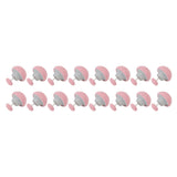 16PCS Bed Duvet Sheet Fixing Clip Mushroom Shaped Cloth Needle Plastic Quilt Fixator for Home Cushion Pink - Extra Image