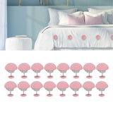 16PCS Bed Duvet Sheet Fixing Clip Mushroom Shaped Cloth Needle Plastic Quilt Fixator for Home Cushion Pink