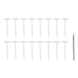 16PCS Bed Duvet Sheet Fixing Clip Mushroom Shaped Cloth Needle Plastic Quilt Fixator for Home Cushion Pink