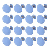 16PCS Bed Duvet Sheet Fixing Clip Mushroom Shaped Cloth Needle Plastic Quilt Fixator for Home Cushion Blue
