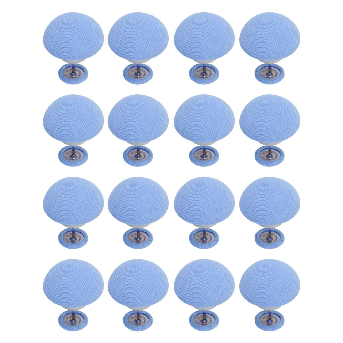 16PCS Bed Duvet Sheet Fixing Clip Mushroom Shaped Cloth Needle Plastic Quilt Fixator for Home Cushion Blue