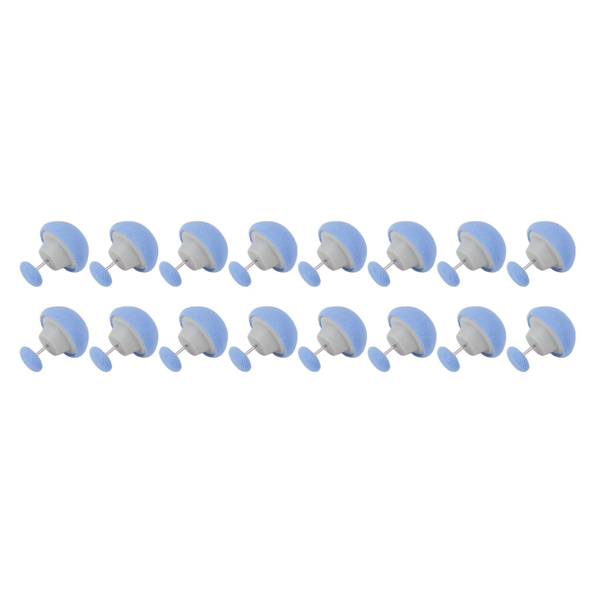 16PCS Bed Duvet Sheet Fixing Clip Mushroom Shaped Cloth Needle Plastic Quilt Fixator for Home Cushion Blue