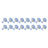 16PCS Bed Duvet Sheet Fixing Clip Mushroom Shaped Cloth Needle Plastic Quilt Fixator for Home Cushion Blue