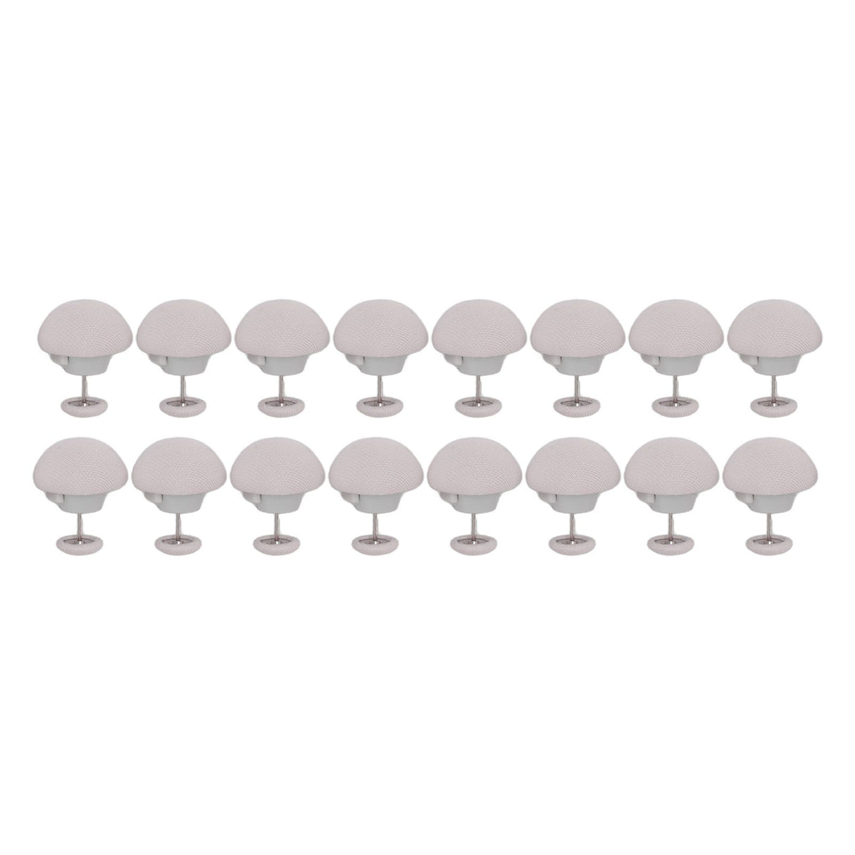 16PCS Bed Duvet Sheet Fixing Clip Mushroom Shaped Cloth Needle Plastic Quilt Fixator for Home Cushion Grey