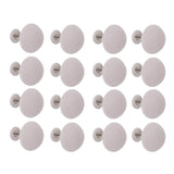 16PCS Bed Duvet Sheet Fixing Clip Mushroom Shaped Cloth Needle Plastic Quilt Fixator for Home Cushion Grey - Close-Up Angle
