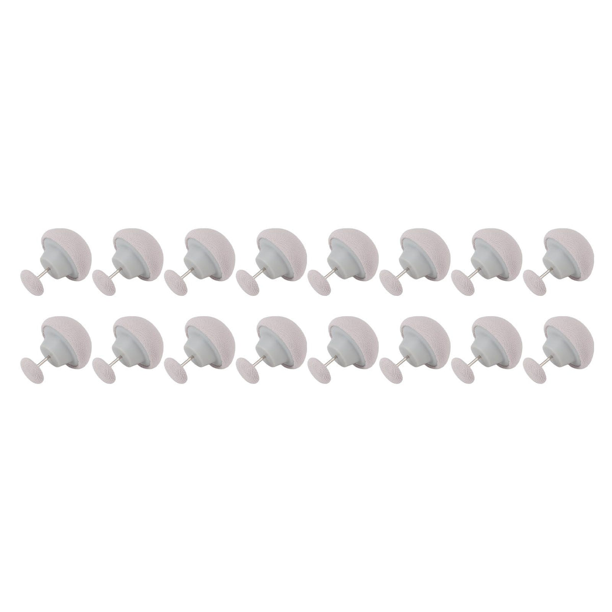 16PCS Bed Duvet Sheet Fixing Clip Mushroom Shaped Cloth Needle Plastic Quilt Fixator for Home Cushion Grey
