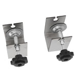 2pcs Drawer Front Installation Fixing Clamp Professional Easy Adjustment Drawer Front Mounting Clips for Woodworking