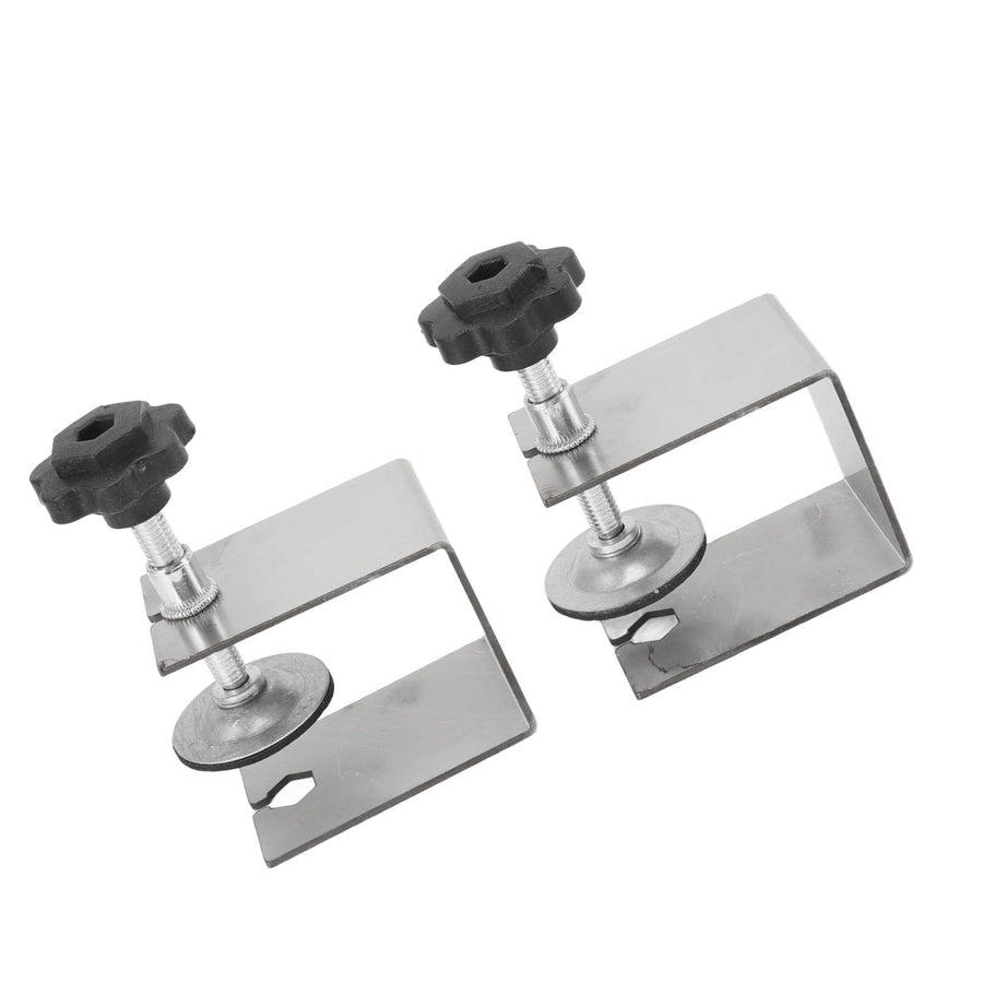 2pcs Drawer Front Installation Fixing Clamp Professional Easy Adjustment Drawer Front Mounting Clips for Woodworking