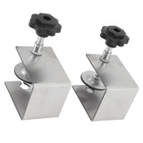 2pcs Drawer Front Installation Fixing Clamp Professional Easy Adjustment Drawer Front Mounting Clips for Woodworking