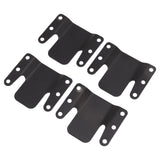 4 Sets Sofa Interlocking Universal Iron 0.5CM Aperture Sectional Couch Bracket for Home Dormitory - Top-Down View