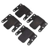 4 Sets Sofa Interlocking Universal Iron 0.5CM Aperture Sectional Couch Bracket for Home Dormitory - 45-Degree Angle