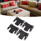 4 Sets Sofa Interlocking Universal Iron 0.5CM Aperture Sectional Couch Bracket for Home Dormitory - Extra Image