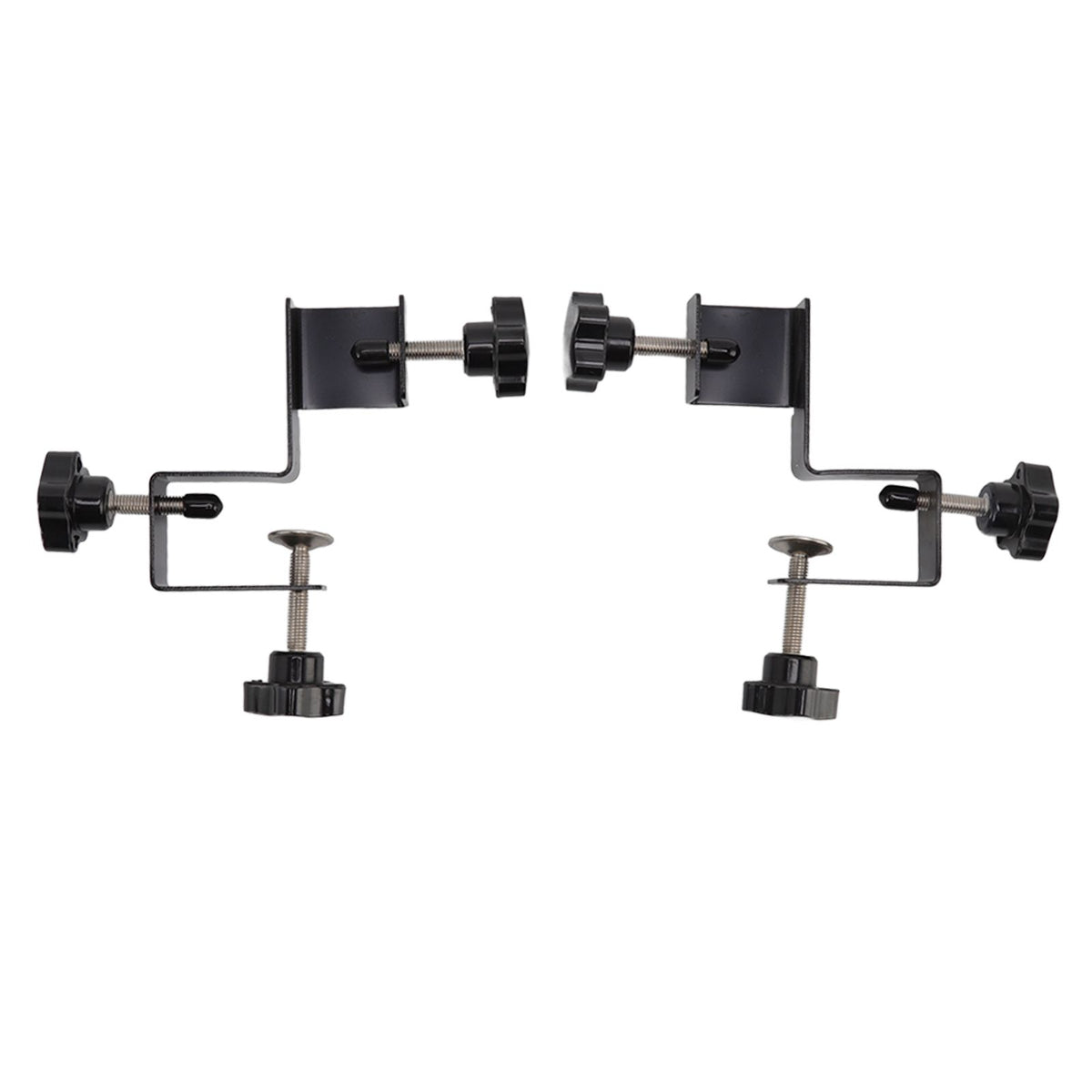 2 PCS Cabinet Drawer Installation Clamps Left Right Side Drawer Jig Rocker Arm Cabinet Front Drawer Woodworking Clamps Black