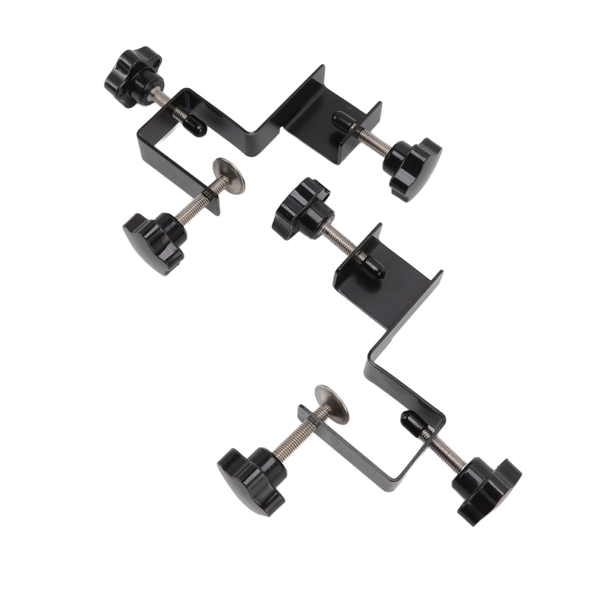 2 PCS Cabinet Drawer Installation Clamps Left Right Side Drawer Jig Rocker Arm Cabinet Front Drawer Woodworking Clamps Black