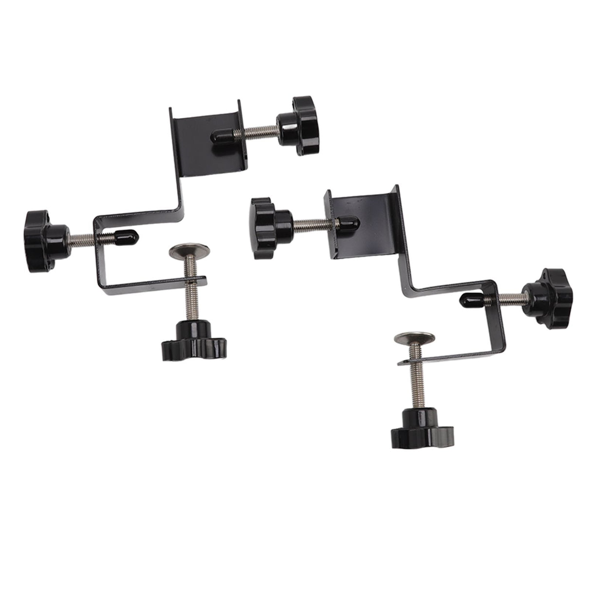 2 PCS Cabinet Drawer Installation Clamps Left Right Side Drawer Jig Rocker Arm Cabinet Front Drawer Woodworking Clamps Black