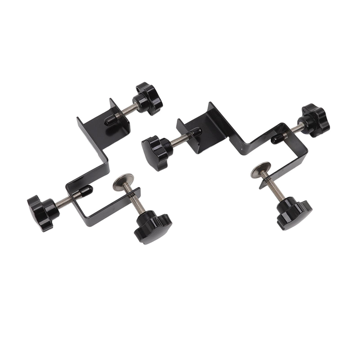 2 PCS Cabinet Drawer Installation Clamps Left Right Side Drawer Jig Rocker Arm Cabinet Front Drawer Woodworking Clamps Black