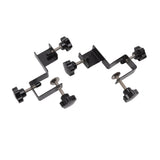 2 PCS Cabinet Drawer Installation Clamps Left Right Side Drawer Jig Rocker Arm Cabinet Front Drawer Woodworking Clamps Black - 45-Degree Angle