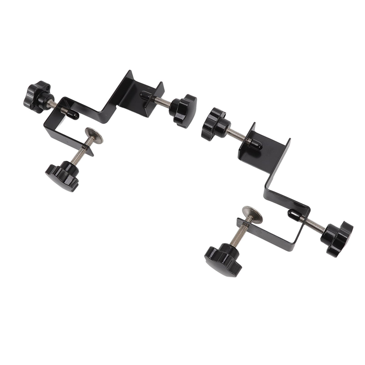 2 PCS Cabinet Drawer Installation Clamps Left Right Side Drawer Jig Rocker Arm Cabinet Front Drawer Woodworking Clamps Black