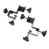 2 PCS Cabinet Drawer Installation Clamps Left Right Side Drawer Jig Rocker Arm Cabinet Front Drawer Woodworking Clamps Black
