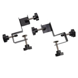 2 PCS Cabinet Drawer Installation Clamps Left Right Side Drawer Jig Rocker Arm Cabinet Front Drawer Woodworking Clamps Black - Low Angle