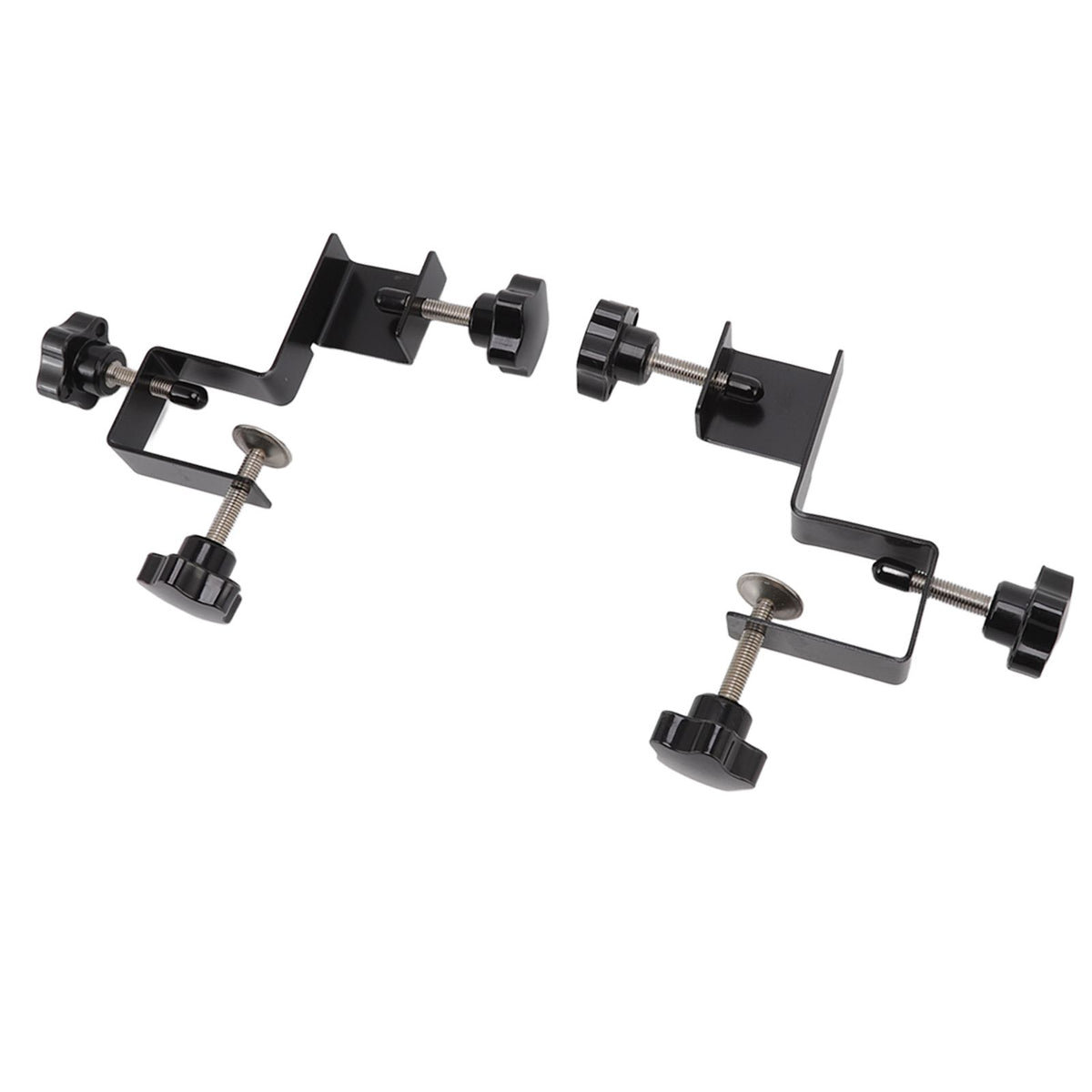 2 PCS Cabinet Drawer Installation Clamps Left Right Side Drawer Jig Rocker Arm Cabinet Front Drawer Woodworking Clamps Black