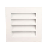 9.8x9.8in Shed Vent Aluminum Alloy Gable Vent Waterproof Rainproof Air Vents Cover for Ceiling Wall