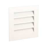 9.8x9.8in Shed Vent Aluminum Alloy Gable Vent Waterproof Rainproof Air Vents Cover for Ceiling Wall