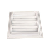 9.8x9.8in Shed Vent Aluminum Alloy Gable Vent Waterproof Rainproof Air Vents Cover for Ceiling Wall