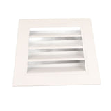 9.8x9.8in Shed Vent Aluminum Alloy Gable Vent Waterproof Rainproof Air Vents Cover for Ceiling Wall