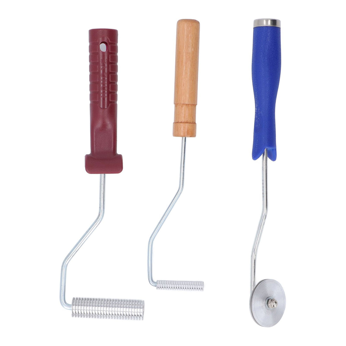 3Pcs Fiberglass Roller Tools Kit Aluminum Alloy Fiberglass Resin Laminating Bubble Roller Set for Tub Shower Bathtub Boat Repair
