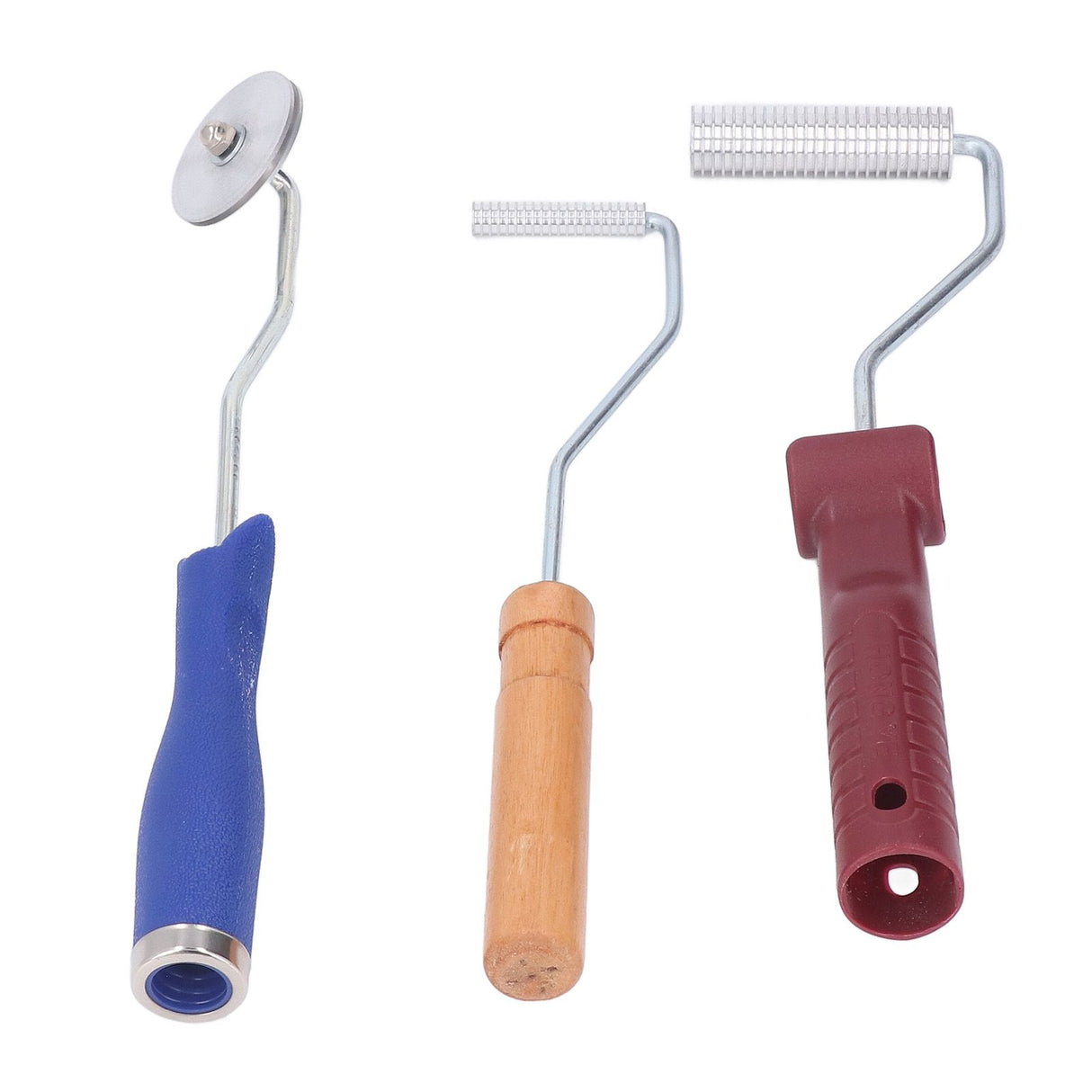 3Pcs Fiberglass Roller Tools Kit Aluminum Alloy Fiberglass Resin Laminating Bubble Roller Set for Tub Shower Bathtub Boat Repair
